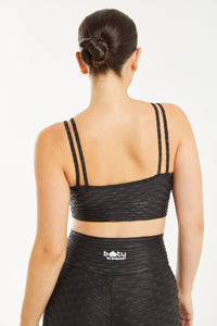 Chrome Sculpt Sports Bra Graphite (FINAL SALE)