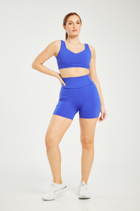 Super Stretch Sculpting Bike Shorts Ocean