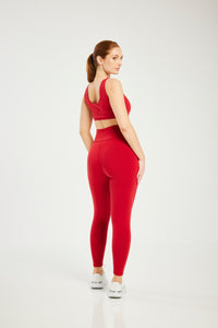 Super Stretch Sculpting Leggings True Red