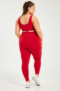 Super Stretch Sculpting Leggings True Red