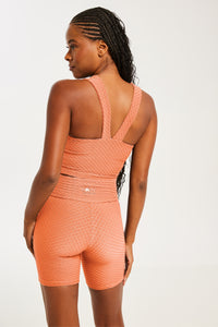 Croco Skin Tank Apricot