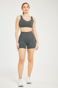 Super Stretch Sculpting Bike Shorts Dark Grey