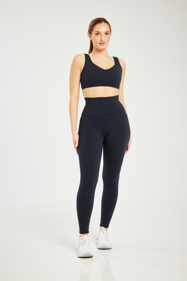 Crop Top and High Waisted Leggings Set