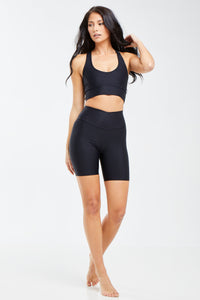 Hi-Shine Shorts Black