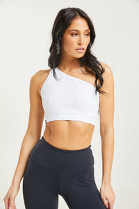 Original One Shoulder Top White