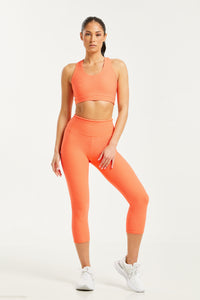 Croco Skin Cropped Leggings Rio