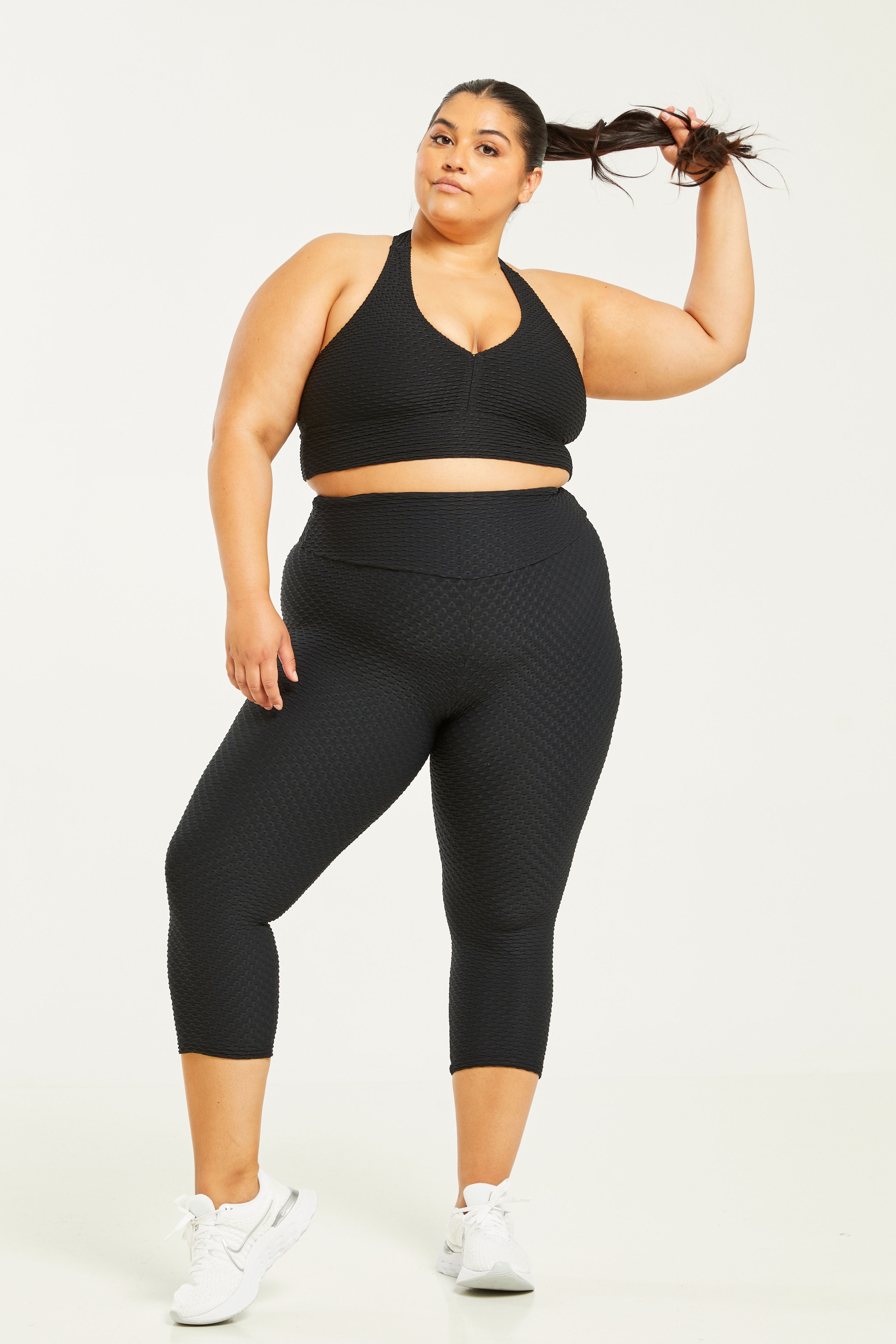 Plus Size - Barbie Black Camo Crop Legging - Torrid