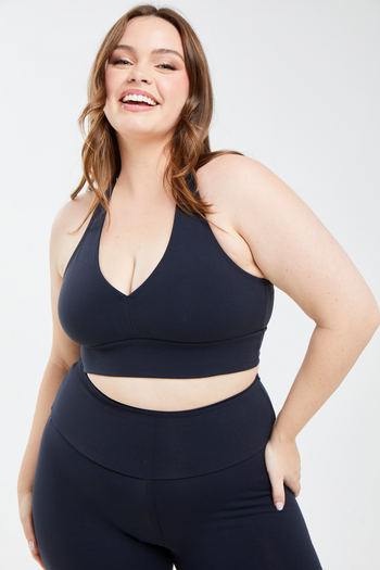 Not Your Average Basic Curvy Top Black