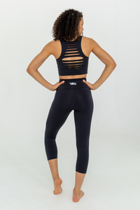 Not Your Average Basic Cropped Leggings Black