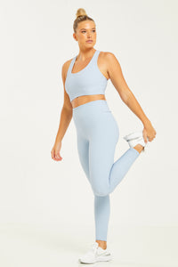 Croco Skin Leggings Something Blue