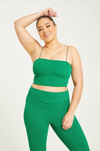 Lounge Strappy Tank Kelly Green