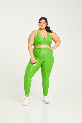 Chrome Leggings Lime (FINAL SALE)