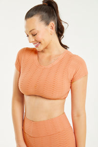 Original Ultra Cropped Tee Apricot