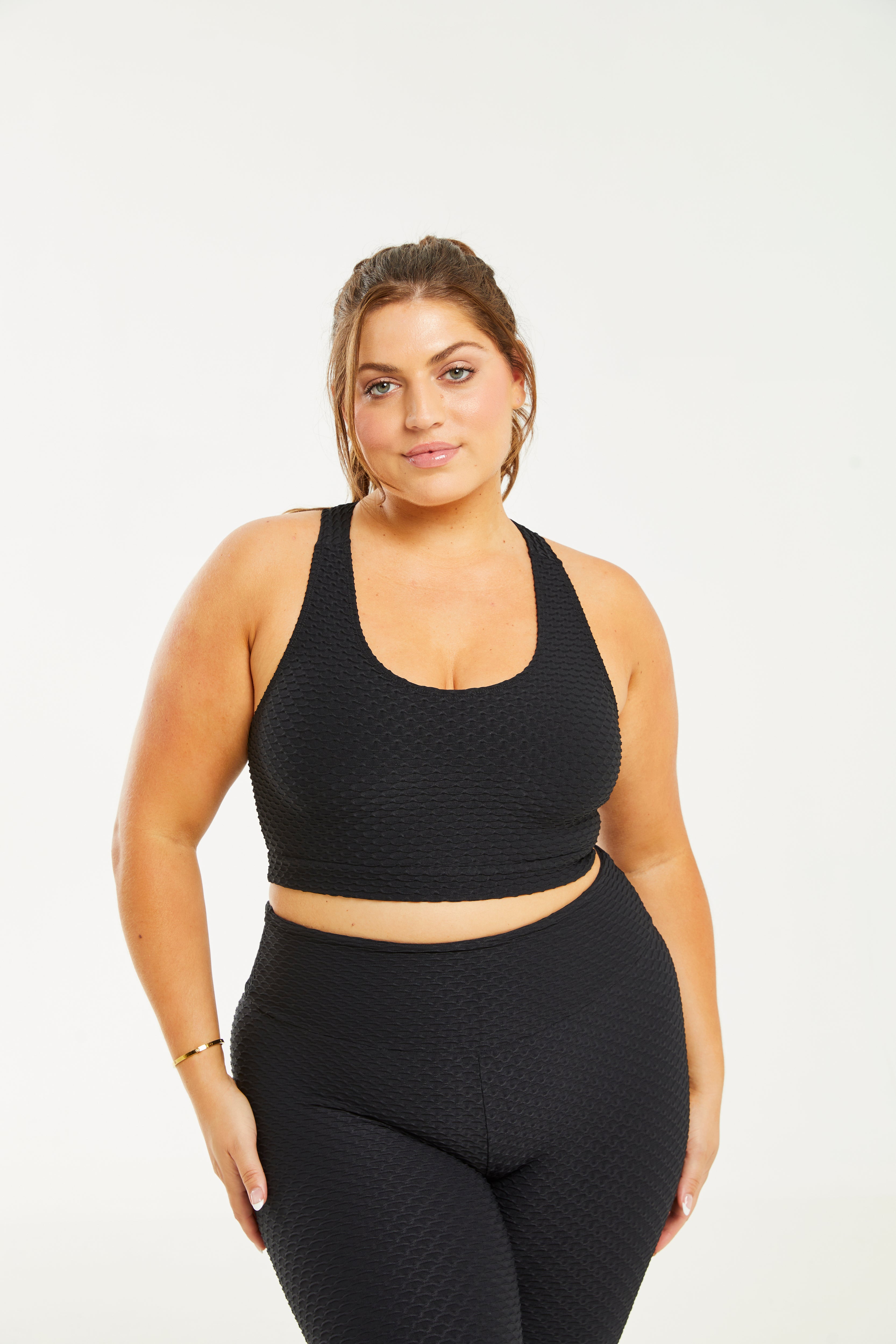 Carbon Animal Sweet Scoop Sports Bra - Plus Size