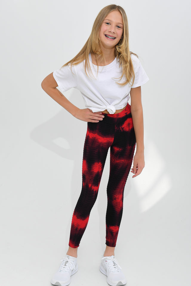 Heart N' Crush Women' Plus Size Tie-Dye Legging 