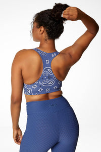 Bandana Effortless Top Indigo (FINAL SALE)