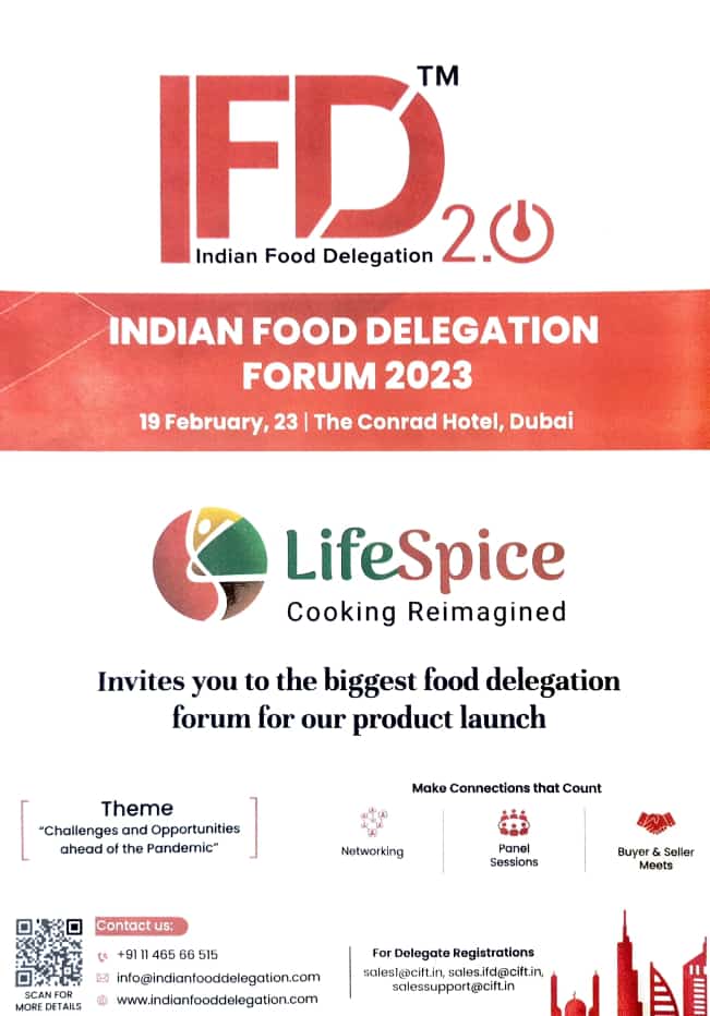 Indian Food Delegation Forum Event 2023