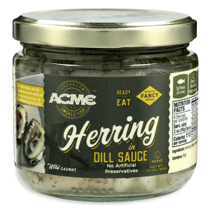 pickled Herring in Dill sauce