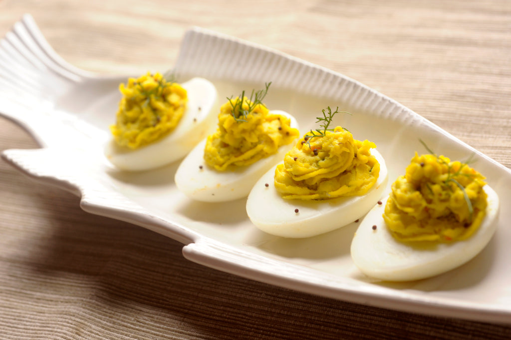 pickled herring deviled eggs