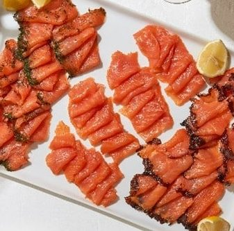 smoked salmon brunch board
