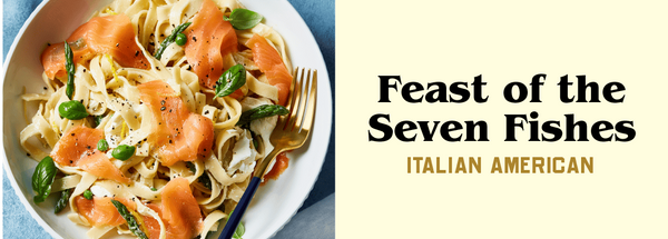 smoked salmon pasta feast