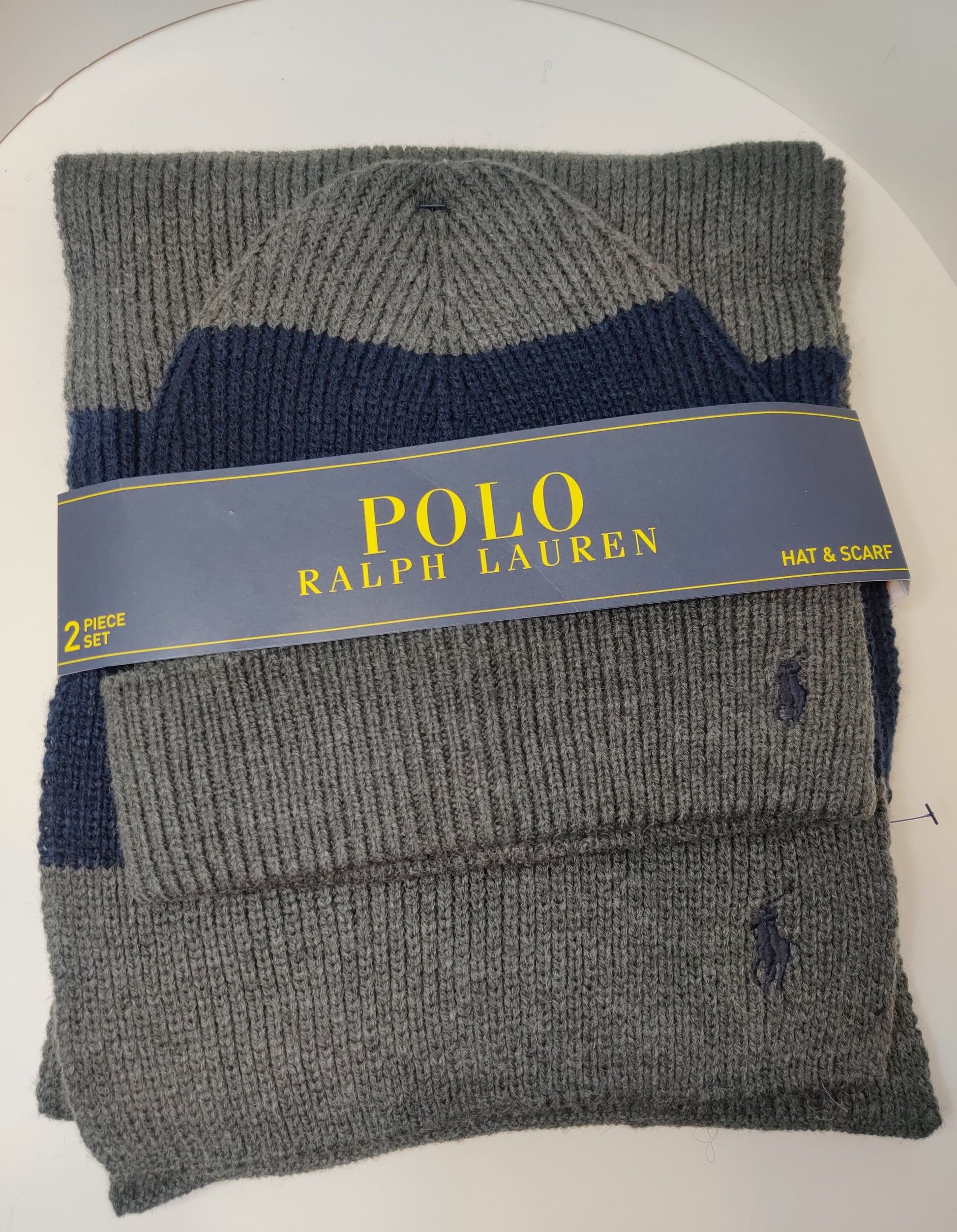 Men's Polo by Ralph Lauren Hat and Scarf Set – Treehouse ReSale Shop