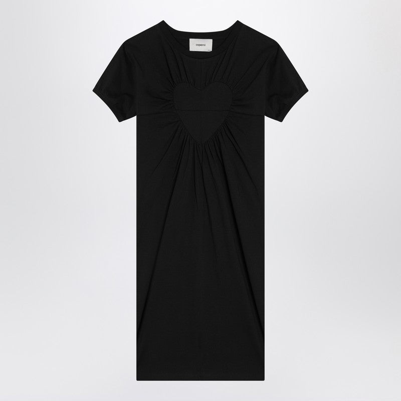 Black Mini Dress With Heart