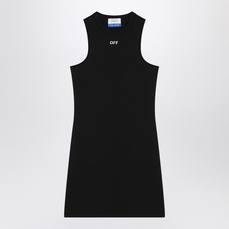 Black Mini Dress With Logo