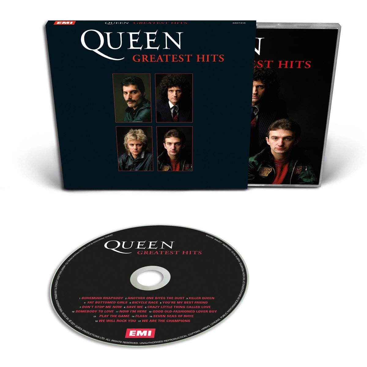 Queen - Greatest Hits: Collectors Cassette (Transparent Blue / John Cover)  - Recordstore