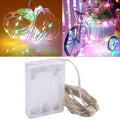 10m IP65 Waterproof Silver Wire String Fairy Lights, 100 LEDs (Colourful Light)