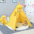 Children's Room Princess Tent Indoor Play House Folding Tent, Size:1.35m(Yellow)