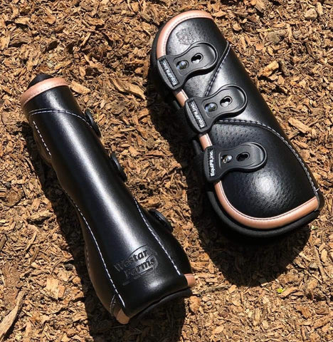 Equifit DTeq Boots Rose Gold and Black