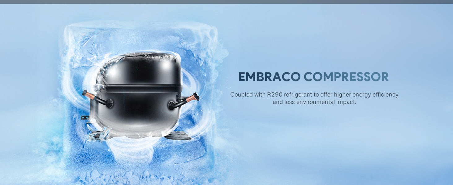 Embraco Compressor for Commerical Worktop Freezers and Refrigerators