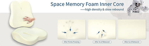 Luxury Memory Foam Lumbar Support Pillow – TechTonic