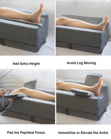 KingPavonini® Adjustable Leg Elevation Pillows for Swelling After Surg