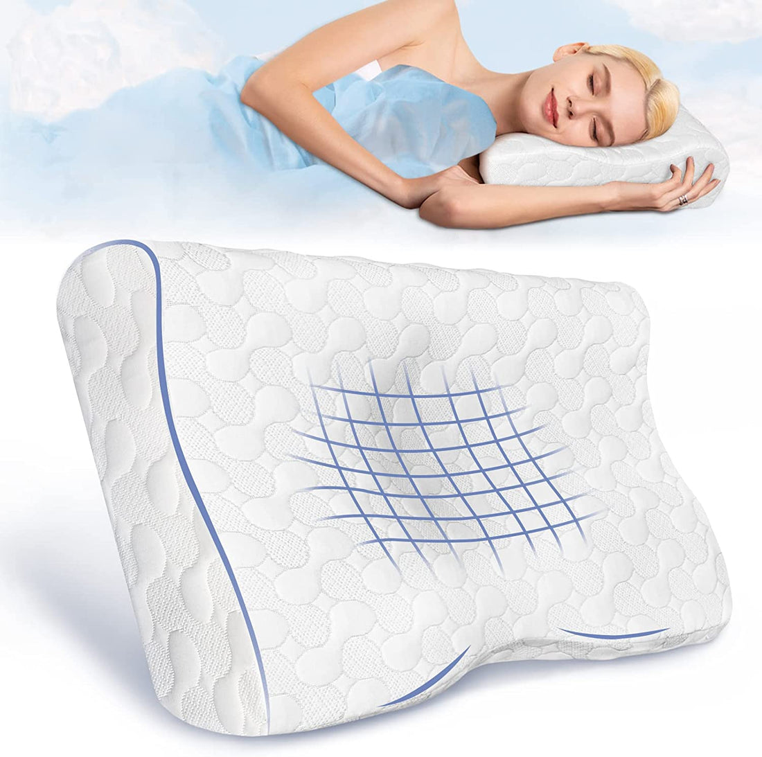 Back support pillows Shinysleep