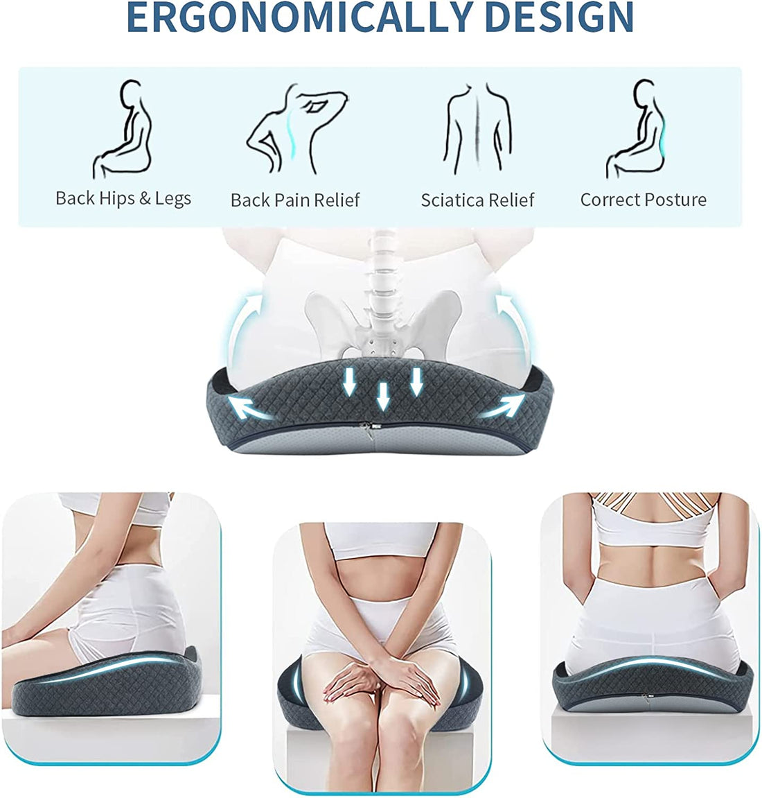 Fix Your Posture With a Seat Cushion Pillow for 58% off