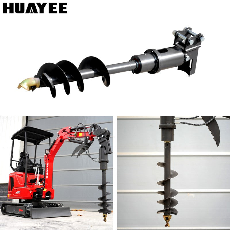 mini toothless bucket with mini excavator machine operation