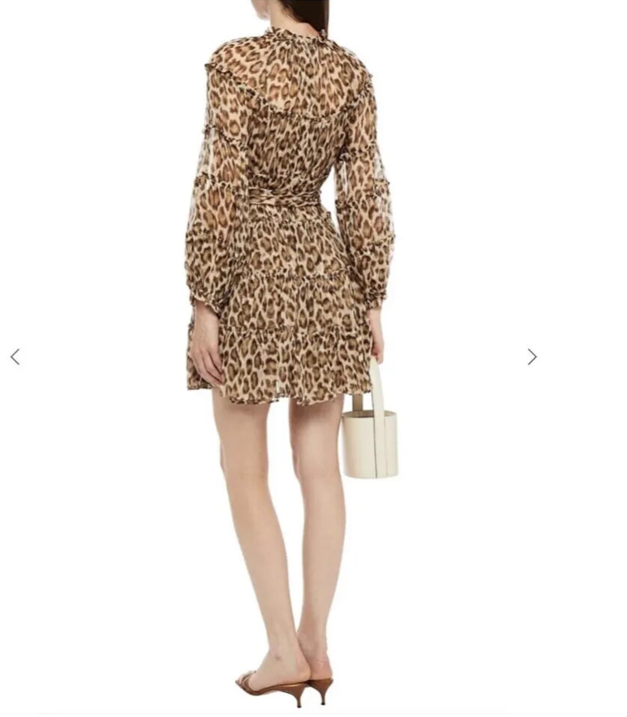 Zimmermann Belted Tiered Leopard Mini Dress#N# – Instyle Hire