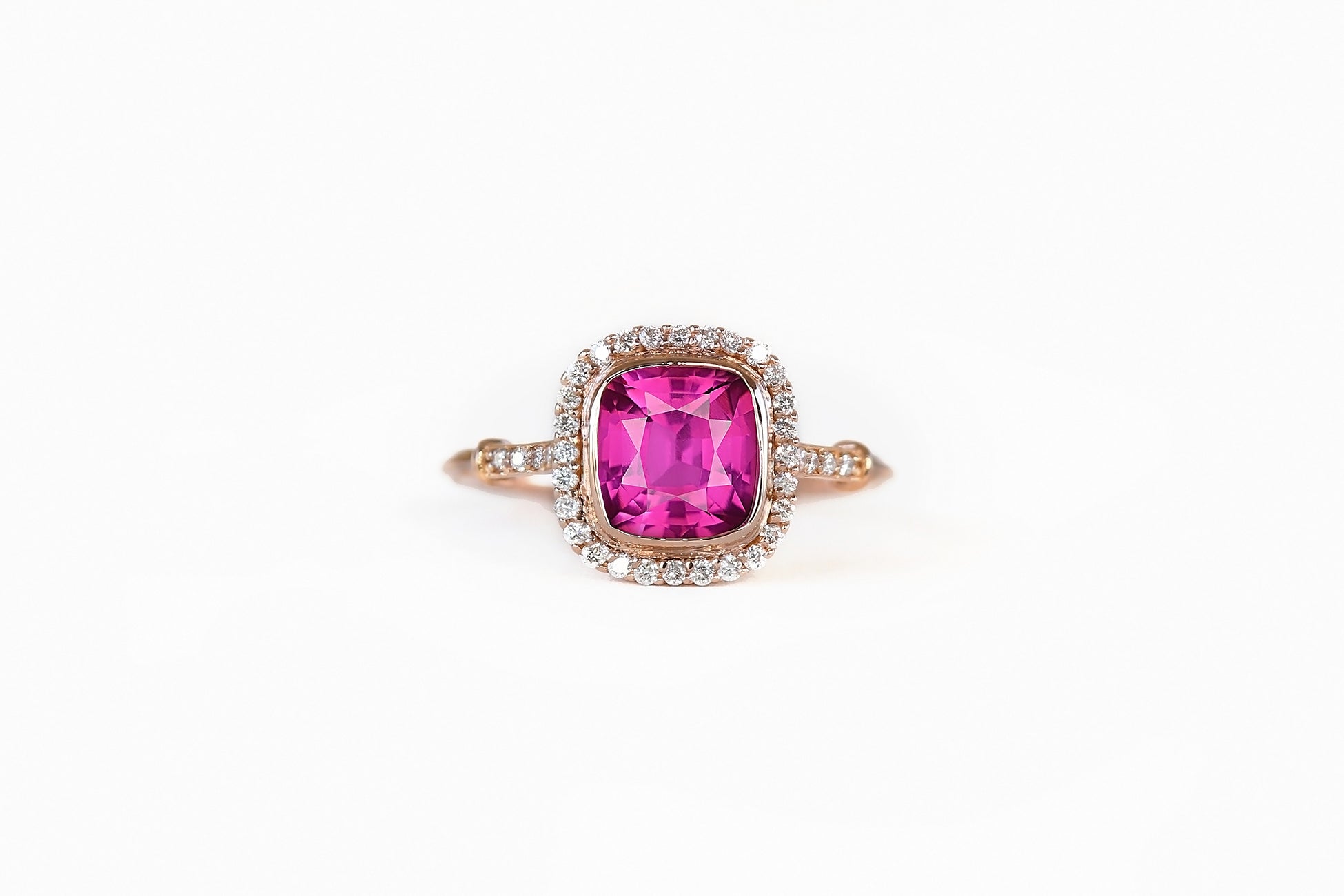 Natural Pink Sapphire Devon Ring