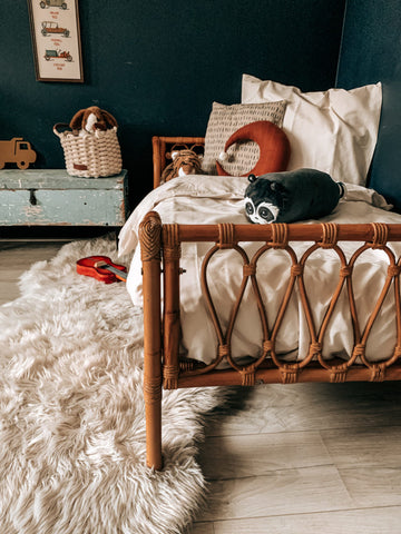 duurzame kinderkamer rotan bed