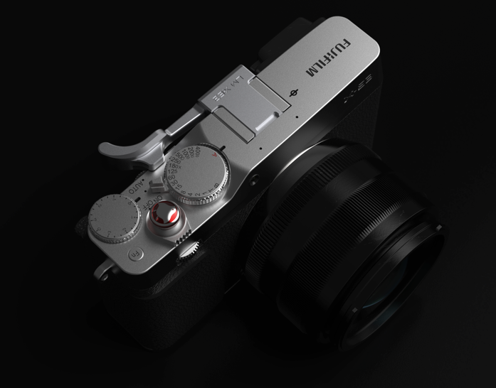 Lensmate thumbrest for X-E3 on camera