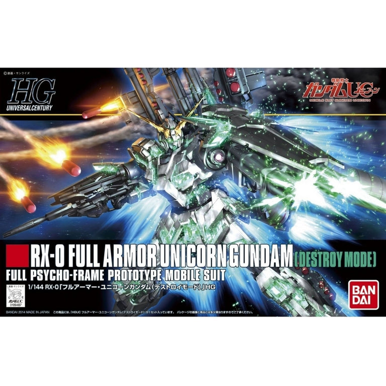 Bandai Mega Size Model 1/48 RX-0 Unicorn Gundam (Destroy Mode) Model K –  Gunpla Style