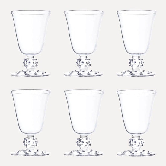 Pyramid Drinking Glasses - Set of 6 — Fraîche