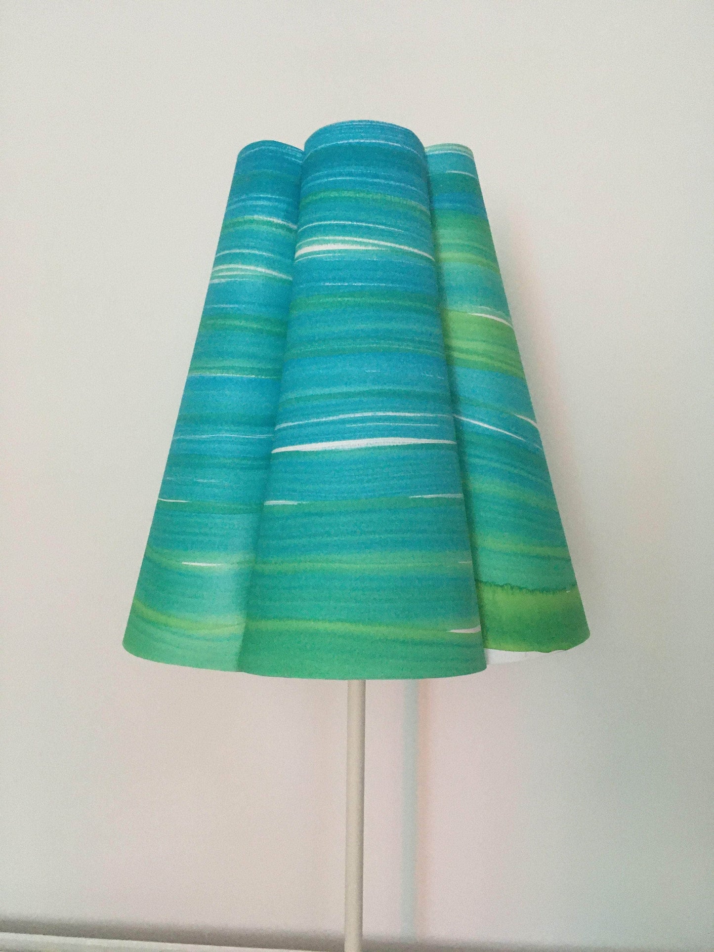 Blue cone lampshade