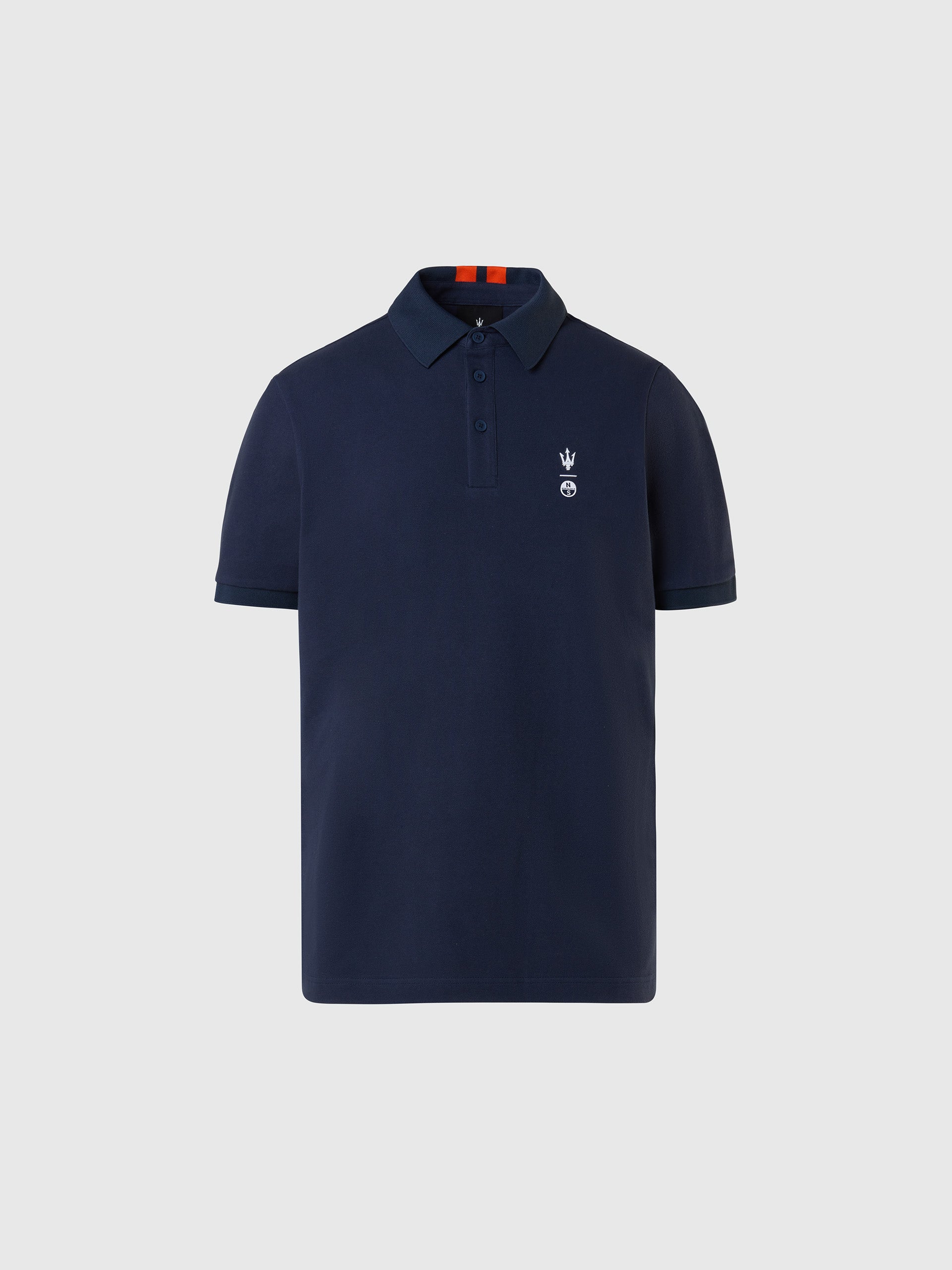 North Sails - Polo con motivo a righeNorth SailsNavy blue3XL