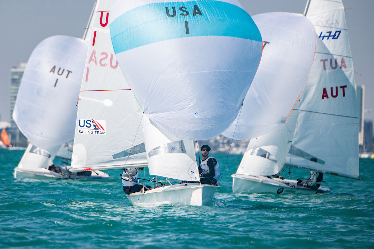 470 speed guide US Sailing Team spinnaker