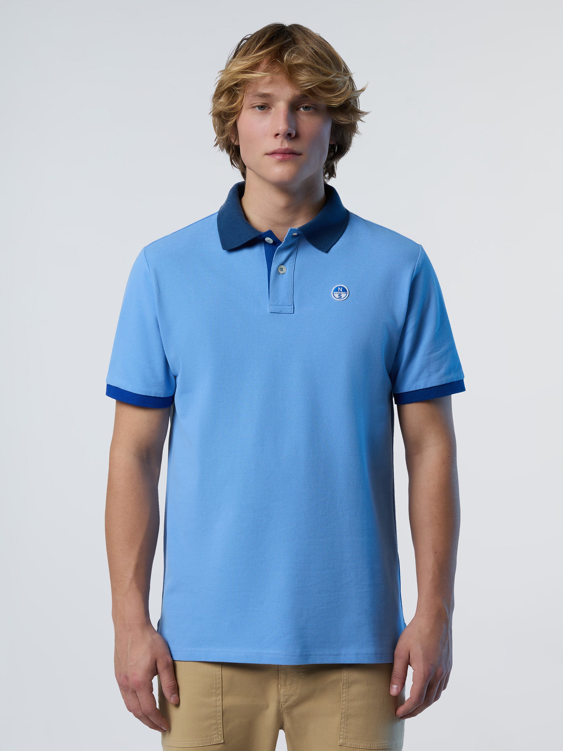 Polo shirt with college patches | North Sails