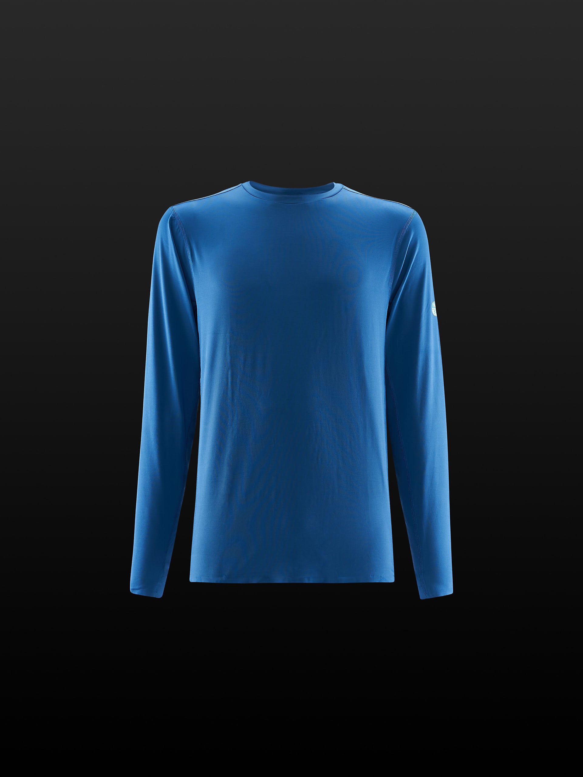 Motion Jacquard Long Sleeve Top - Regatta Blue