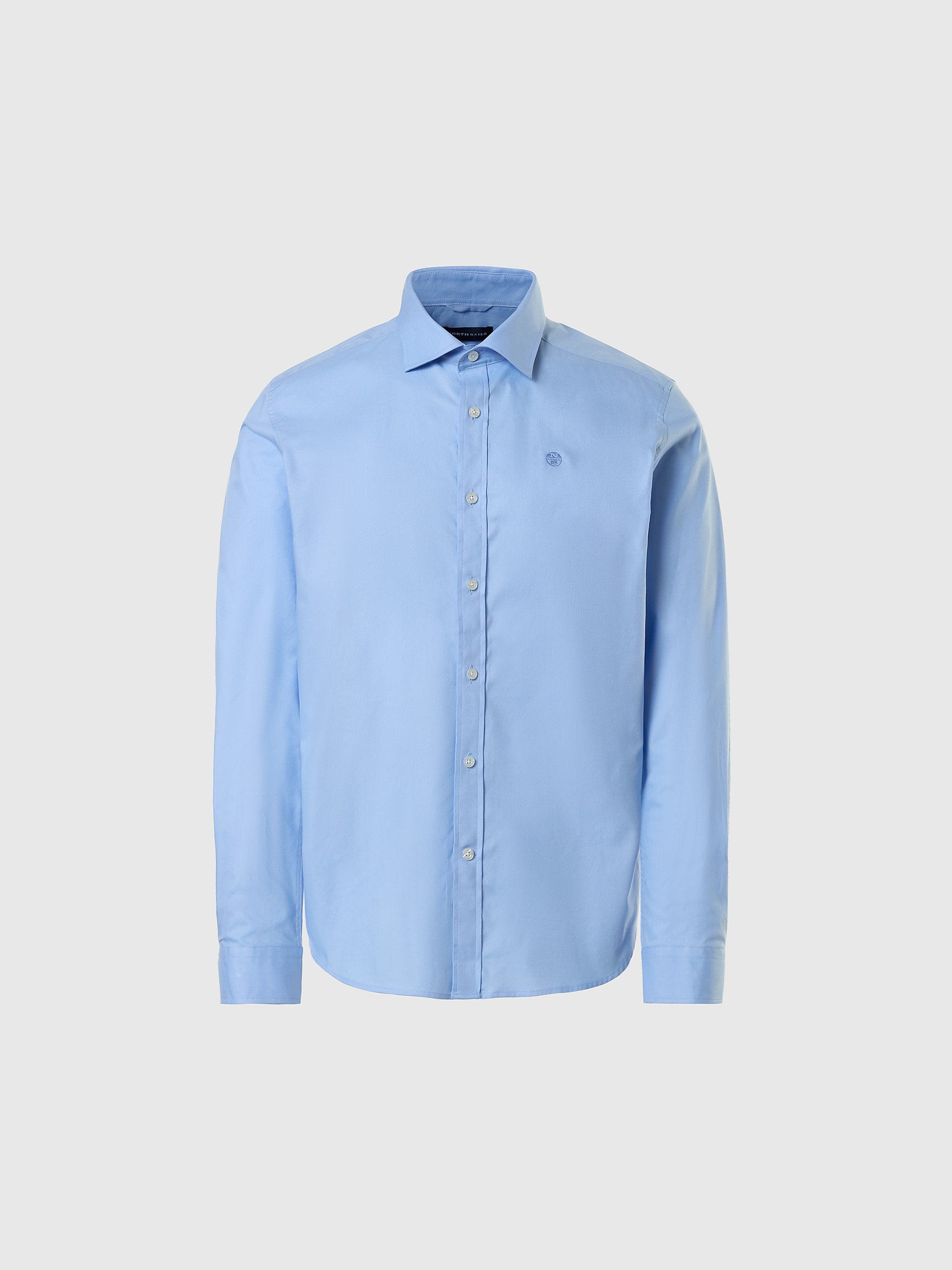 North Sails - Camicia in cotone antimacchiaNorth SailsLight blueS